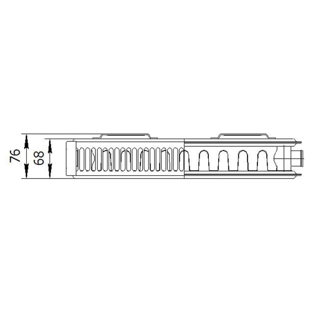 Радиатор стальной «LEMAX» Valve Compact 21 500х1000