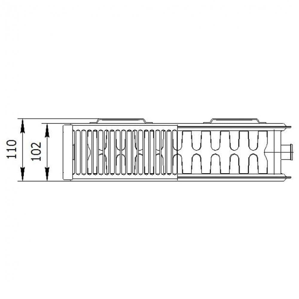 Радиатор стальной «LEMAX» Valve Compact 22 500х600