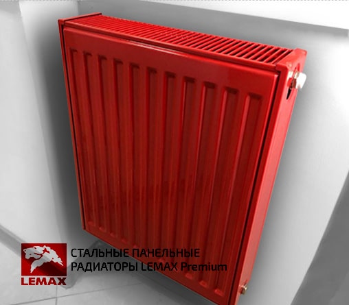 Радиатор стальной «LEMAX» Valve Compact 22 500х600